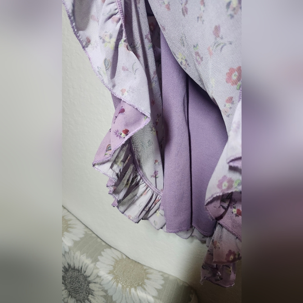 urban outfitters Floral Purple Dress size small - Picture 2 of 5